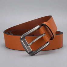 画像をギャラリービューアに読み込む, Fashion Men PU Leather Designer Belts Luxury Pin Buckle Waist Strap Brown Belt