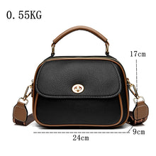 Carica l&#39;immagine nel visualizzatore di Gallery, Luxury Soft Leather Women Shoulder Messenger Bag High Quality Multi-pocket Bag a191