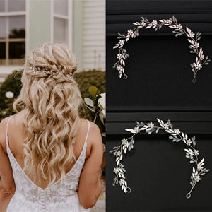 Handmade Crystal Flower Headband Tiaras For Women Wedding Hair Accessories l07
