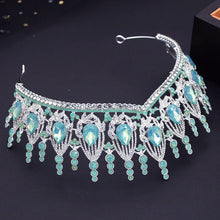 画像をギャラリービューアに読み込む, Opal Crystal Wedding Crown. Headdress.Rhinestone Tiaras Girls.diadem.Party Birthday Hair Jewelry Accessories