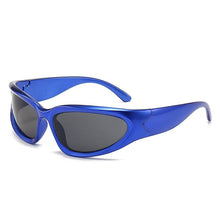 画像をギャラリービューアに読み込む, New Sports Punk Sunglasses Women Designer Square Goggle UV400 Colorful Mirror Eyewear - www.eufashionbags.com