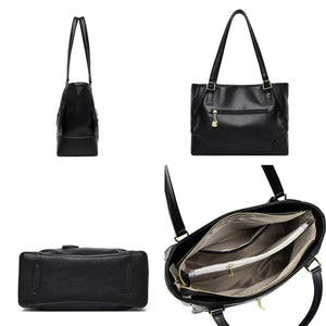 Large Casual woman Bag Soft Leather Shoulder High-quality Multi-pocket Shoulder Bag a126