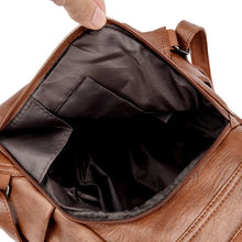 Charger l&#39;image dans la galerie, Anti theft Backpack Purses High Quality Soft Leather Vintage Bag School Bags Travel Bagpack Bookbag Rucksack