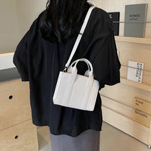 画像をギャラリービューアに読み込む, Mini Stone Pattern Cute PU Leather Shoulder Bag Handbags Designer Women 2024 Fashion Solid Color Gold Crossbody Bag