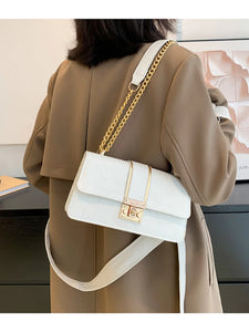 New Autumn Stone Prints Bag Chain Square Handbags Messenger Bags Luxury Crossbody Bags for Women