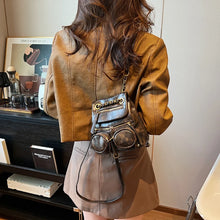 Charger l&#39;image dans la galerie, Retro Mini Back Pack PU Leather Backpack Women Shoulder Bags for Teenagers Girls n356
