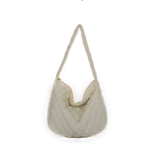 Load image into Gallery viewer, Lattice Pattern Shoulder Bag Large Cotton Handbag Tote Purse w97