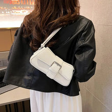 Cargar imagen en el visor de la galería, Solid color Leather Crossbody Bags For Women Luxury Shoulder Bag Fashion Handbags and Purses