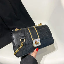 Laden Sie das Bild in den Galerie-Viewer, New Autumn Stone Prints Bag Chain Square Handbags Messenger Bags Luxury Crossbody Bags for Women