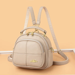 Luxury multifunction Backpack Women High quality Leather Tote Casual Large Shoulder Crossbody Bags a152