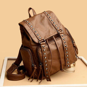 Fashion Rivets Backpacks for Women Travel Shoulder Bags n15 - www.eufashionbags.com