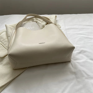 2 PCS/SET Fashion Leather Tote Bag for Women Large Shoulder Bag z80