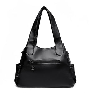 Genuine Casual Tote Bag Luxury Handbags Women Bags Designer Purses and Handbag High Quality Leather 2 Layers Hand Bags white