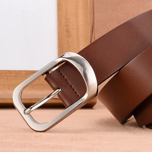 Luxury Men Leather Belt Genuine Leather Strap High Quality Dress Belt t52