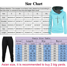 Carica l&#39;immagine nel visualizzatore di Gallery, Woman Tracksuit Two Piece Set Winter Warm Hoodies+Pants Pullovers Sweatshirts Jogging Woman Clothing Sports Suit Outfits