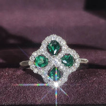 Cargar imagen en el visor de la galería, Four-leaf Clover Fashion Ring for Women Valentine&#39;s Day Gift Jewelry n09