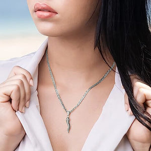 Novel Design Pepper Shaped Pendant Necklace for Women Metal Silver Color/Gold Color Hip Hop Rock Style Girls Neck Jewelry