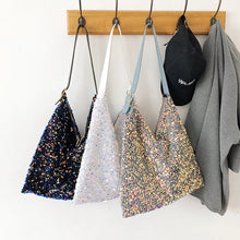 Cargar imagen en el visor de la galería, New Fashion Large Shoulder Bags For Women Shine Sequin Handbag Totes Shopping Bag a170