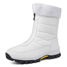 Laden Sie das Bild in den Galerie-Viewer, Winter Women Waterproof Shoes Keep Warm Non-slip Black Snow Boots