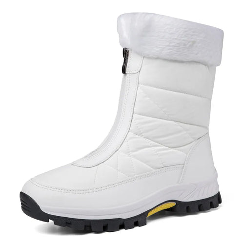Winter Women Waterproof Shoes Keep Warm Non-slip Black Snow Boots