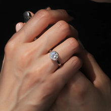 画像をギャラリービューアに読み込む, Luxury Solitaire Cubic Zirconia Rings for Women Wedding Engagement Rings Minimalist Eternity Jewelry