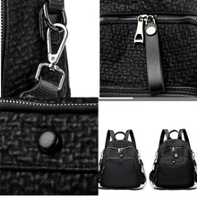 Carica l&#39;immagine nel visualizzatore di Gallery, New Fashion Women Backpacks High Quality Soft Leather School Book Bags a38