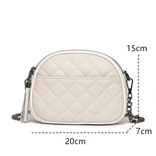 Charger l&#39;image dans la galerie, Genuine Leather Messenger Bag Luxury Fashion Daily Use Women Wallet HandBag a55
