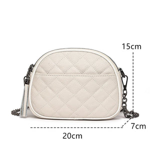 Genuine Leather Messenger Bag Luxury Fashion Daily Use Women Wallet HandBag a55