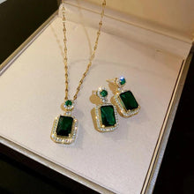 Carica l&#39;immagine nel visualizzatore di Gallery, Luxury Anniversary Zirconia Pendant Necklace for Women Jewelry Gift hn03 - www.eufashionbags.com
