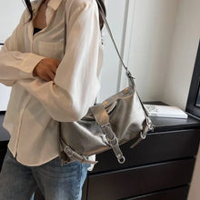 Carica l&#39;immagine nel visualizzatore di Gallery, 2023 High Quality Women&#39;s Bags Autumn New Fashion Simplicity High-capacity  Advanced Sense Shoulder Bag Solid Versatile Handbag