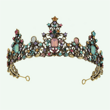 Charger l&#39;image dans la galerie, Vintage Crystal Tiara Crown Headbands For Women Wedding Hair Jewelry dc23 - www.eufashionbags.com