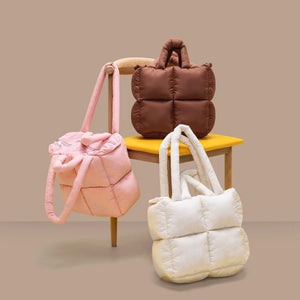 Winter For Women Space Cotton Handbag New Casual Women Shoulder Bags Down Fashion Female Clutch Handbags Purse Bolsas Sac