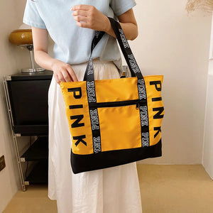 Luxury Women's Tote Bag Nylon Bucket Bag Crossbody Handbags Accessories Letter Graphic Shoulder Shopping Bag