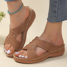 画像をギャラリービューアに読み込む, Women Sandals Low Heels Summer Shoes For Women Summer Sandals Indoor Outdoor Slippers Female 2024 Beach Elegant Zapatos Mujeres