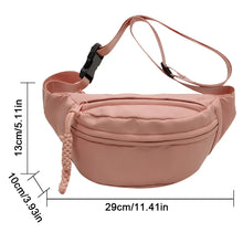 Load image into Gallery viewer, Canvas Crossbody Bags Women Sling Waist Pack Chest Bag Waterproof Hiking Bag