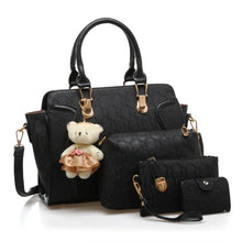 Laden Sie das Bild in den Galerie-Viewer, 4PCS set Bags new women&#39;s cross-body hand-held bag fashion bag four-piece set