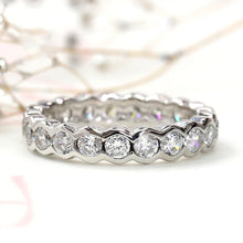 Cargar imagen en el visor de la galería, Bling Bling Promise Rings for Women Sparkling Cubic Zirconia Wedding Accessories
