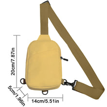 Cargar imagen en el visor de la galería, Men&amp;Women Chest Bag Oxford Crossbody Small Square Shoulder Bags q60