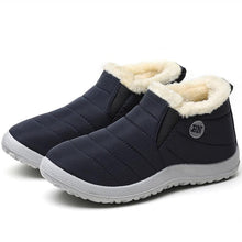Cargar imagen en el visor de la galería, Women Warm Fur Shoes For Winter Female Flats Slip On Loafers Light Casual Shoes - www.eufashionbags.com