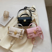 画像をギャラリービューアに読み込む, Pink PU Leather Crossbody Bags for Women Top Handle Handbag Tote Purse s03