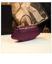 Charger l&#39;image dans la galerie, Designer Brand Crocodile Print Bag Saddle Leather Handbag Shoulder Crossbody Bags for Women