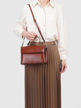 Load image into Gallery viewer, 2023 Retro Small Leather Top-handle Bag Women Shoulder Bag Messenger Bag y35 - www.eufashionbags.com
