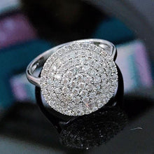 Load image into Gallery viewer, Sparkling CZ Women Rings Round Shaped Fashion Jewelry hr139 - www.eufashionbags.com
