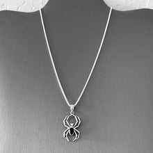 Carica l&#39;immagine nel visualizzatore di Gallery, Silver Color Spider Animal Pendant Necklace for Girls Chain Necklace Accessories t102