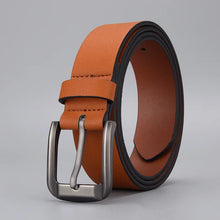 Laden Sie das Bild in den Galerie-Viewer, Fashion Men PU Leather Designer Belts Luxury Pin Buckle Waist Strap Brown Belt