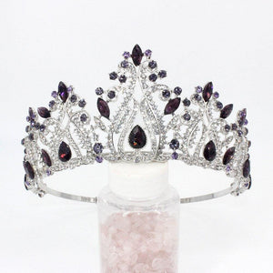 Miss Universe Crystal Bridal Crowns Rhinestones Adjustable Tiaras Wedding Hair Accessories bc113 - www.eufashionbags.com