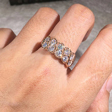 Laden Sie das Bild in den Galerie-Viewer, Luxury Women Wedding Rings Rose Gold Color Fashion Accessories Party Jewelry