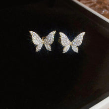 Load image into Gallery viewer, Fashion Cubic Zirconia Butterfly Clip Earrings Daily Wear Jewelry he17 - www.eufashionbags.com