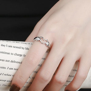 Trendy Heart Finger Ring Women Daily Wear Accessories hr05 - www.eufashionbags.com
