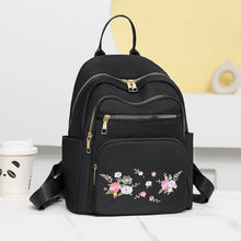 Load image into Gallery viewer, Waterproof Oxford Women Backpack Fashion Casual Embroidery Bag Designer Female Large Capacity Travel Handbag Shopping Knaps